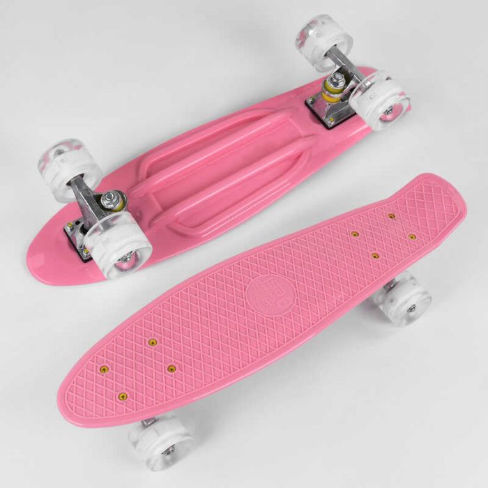 Скейт Пенни борд 2708 (8) Best Board, доска = 55 см, колеса PU со светом, диаметр 6 см