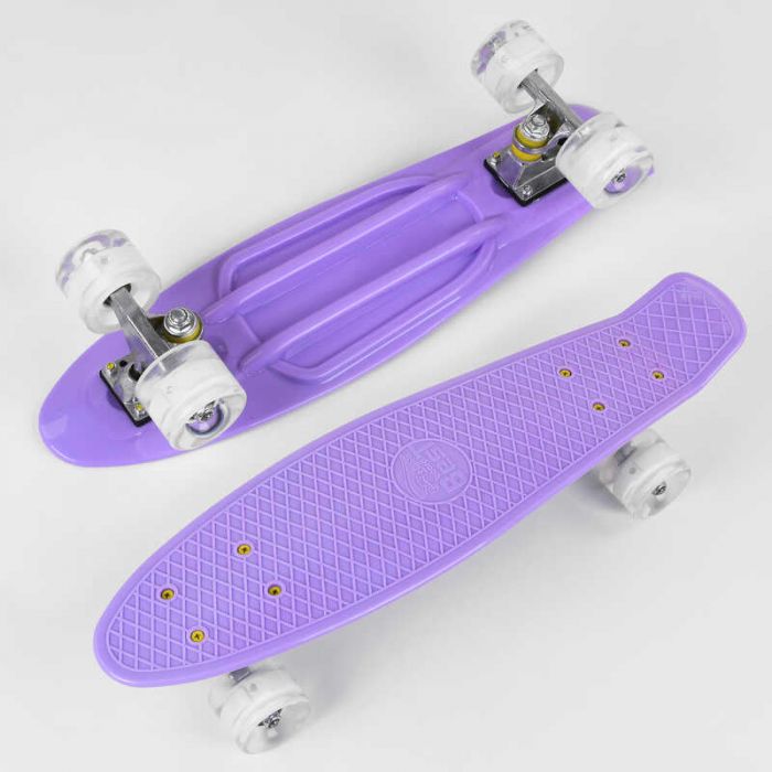 Скейт Пенні борд 6502 (8) Best Board, дошка = 55 см, колеса PU зі світлом, діаметр 6 см