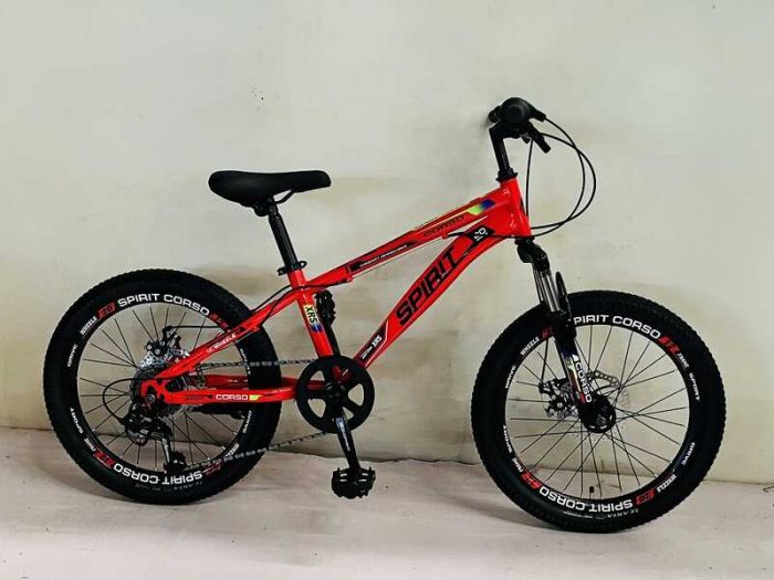 Велосипед Спортивний CORSO SPIRIT 20" дюймів TK - 20697 (1) рама сталева 12``, 7 швидкостей Shimano, зібран на 75