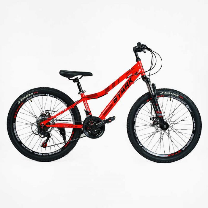 Велосипед Спортивный Corso «STARK» 24" дюйма SK - 24619 (1) рама стальная 12'', 21 скорость SAIGUAN, собранный на 75