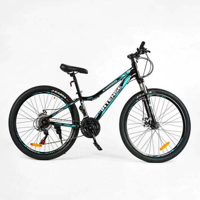 Велосипед Спортивный CORSO «INTENSE» 26" дюймов NT-26469 (1) рама стальная 13’’, оборудование SAIGUAN 21 скорость, собранный