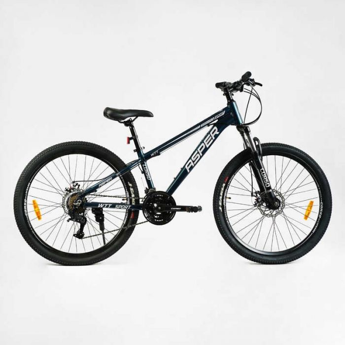 Велосипед Спортивный CORSO «ASPER» 26" дюймов SP-26822 (1) рама алюминиевая 13’’, оборудование LTWOO A2 21 скорость, собранный на 75