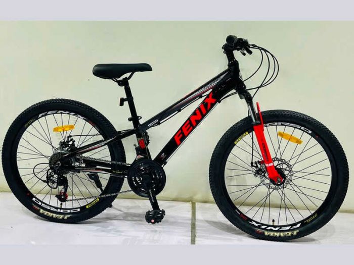 Велосипед Спортивний Corso 24" дюйми «Fenix» FX-24016 (1) рама алюмінієва 11’’, обладнання Saiguan 21 швидкість, зібран на 75