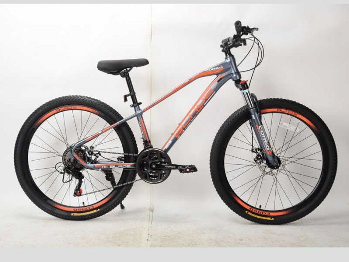 Велосипед Спортивний CORSO «BLADE» 26" дюймов BD-26598 (1) рама алюмінієва 13``, обладнання Shimano 21 швидкість, зібран на 75