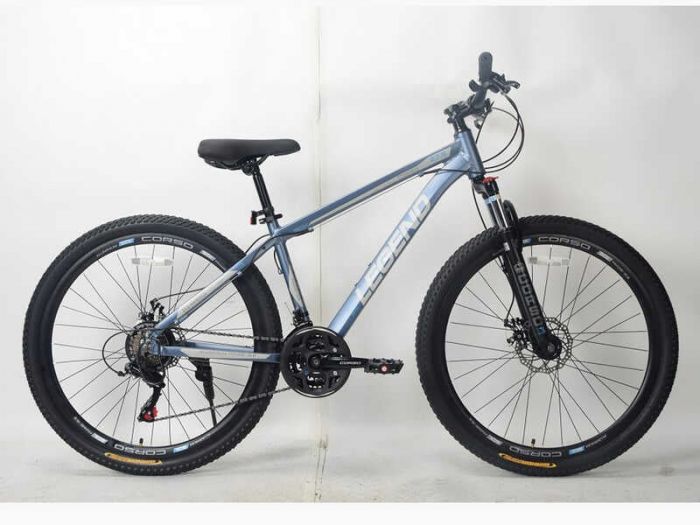 Велосипед Спортивный CORSO «Legend» 27,5" дюймов LG-27754 (1) рама алюминиевая 15,5", оборудование Shimano 21 скорость, собран на 75
