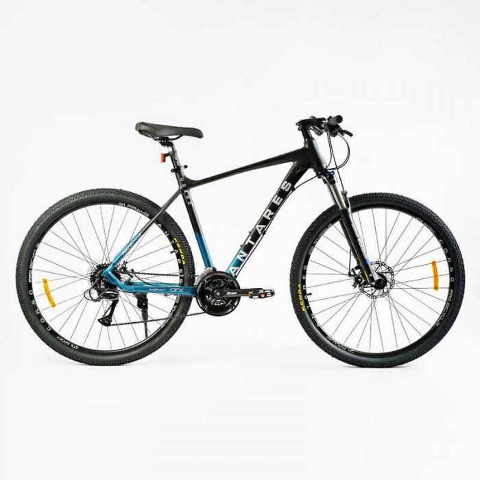 Велосипед Спортивний Corso «ANTARES» 29" дюймів AR-29940 (1) рама алюмінієва 21'', обладнання Shimano Altus 24 швидкості, вилка Santour, зібраний на 75