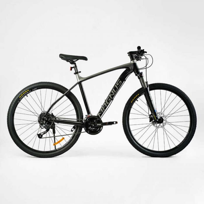 Велосипед Спортивний Corso «Magnus» 29" дюймів MG-85620 (1) рама алюмінієва 21``, обладнання Shimano 27 швидкостей, зібраний на 75