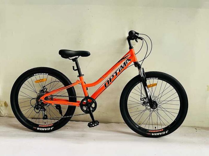 Велосипед Спортивный Corso «Optima» 24" дюйма TM-24215 (1) рама алюминиевая 11", оборудование Shimano 21 скорость, собран на 75
