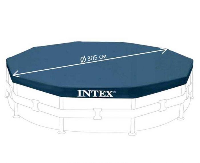 Intex Тент для каркасного бассейна 28030(6) диаметр 305 см