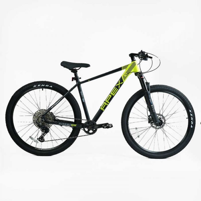 Велосипед Спортивний Corso "APEX" PX-29007 (1) рама алюмінієва 19``, обладнання Shimano Deore 12 швидкостей, вилка Santour повітряна, зібран на 75