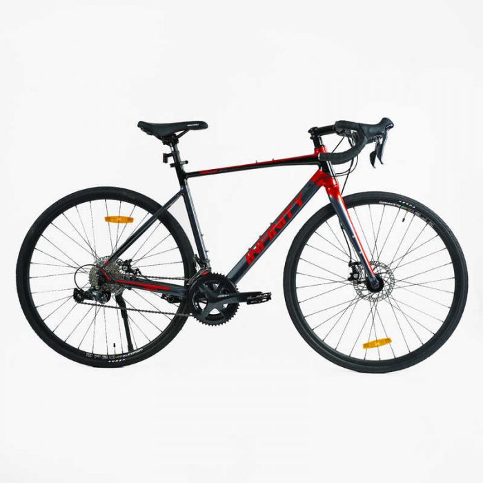 Велосипед Гравийный Corso "Infinity" FN-28590 (1) рама алюминиевая 21``, оборудование Shimano SORA 18 скоростей, вилка карбоновая, собран на 75