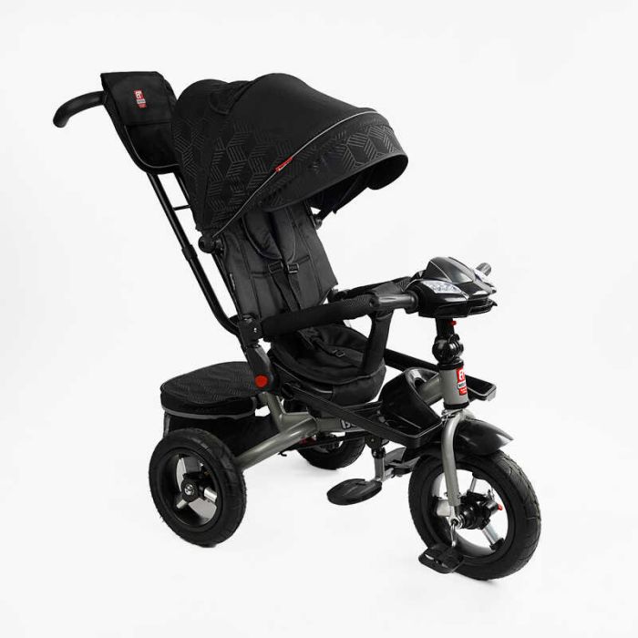 Велосипед 6088 F – 695-12 Best Trike (1) ПОВОРОТНЕ СИДІННЯ, СКЛАДНЕ КЕРМО, ФАРА МУЗИЧНА З USB,Bluetooth НАДУВНІ КОЛЕСА, ПУЛЬТ ВКЛЮЧЕННЯ СВІТЛА І ЗВУКУ