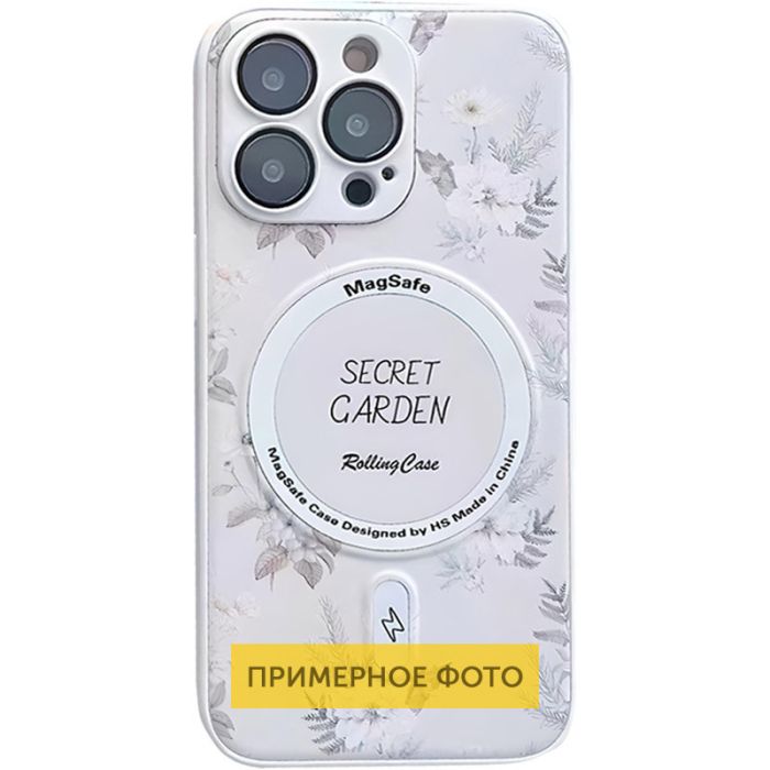 TPU+PC чохол Secret Garden with MagSafe для Apple iPhone 16 (6.1")