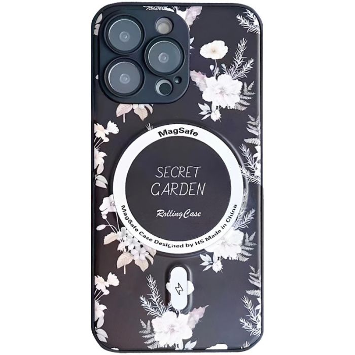 TPU+PC чохол Secret Garden with MagSafe для Apple iPhone 16 Pro (6.3")