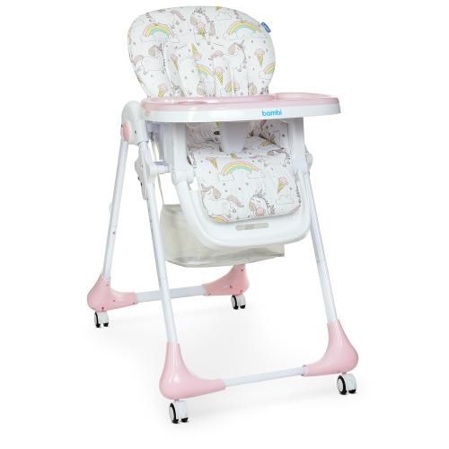 Стільчик для годування Bambi (M 3233 Unicorn Pink)