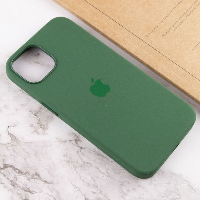 Чохол Silicone case (AAA) full with Magsafe and Animation для Apple iPhone 13 (6.1")