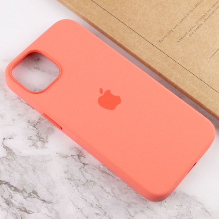 Чохол Silicone case (AAA) full with Magsafe and Animation для Apple iPhone 13 (6.1")