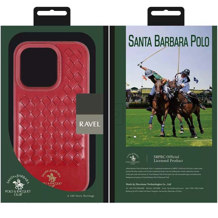 Шкіряний чохол Polo Santa Barbara для Apple iPhone 14 Pro (6.1")