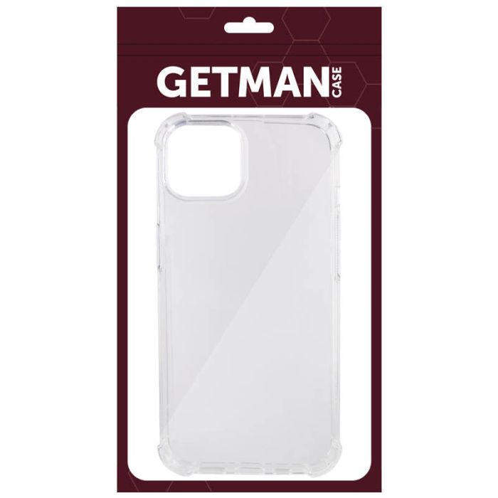 TPU чохол GETMAN Ease logo посилені кути для Apple iPhone 15 Plus (6.7")