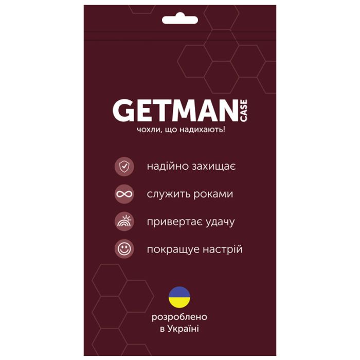 TPU чохол GETMAN Ease logo посилені кути для Apple iPhone 15 Pro (6.1")