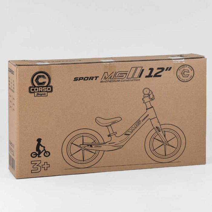 Велобіг Corso 36267 колесо 12", магнієва рама, алюмінієвий винос руля, в коробці