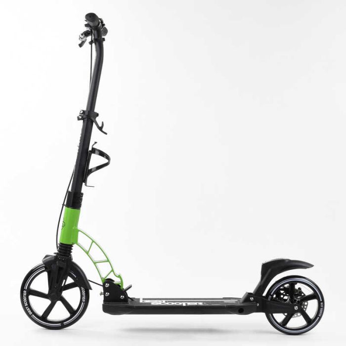 Самокат двухколесный "Best Scooter" 49161(2) колеса PU, d переднего колеса 230мм, d заднего колеса 200мм, 2 амортизатора, дисковые тормоза, в коробке