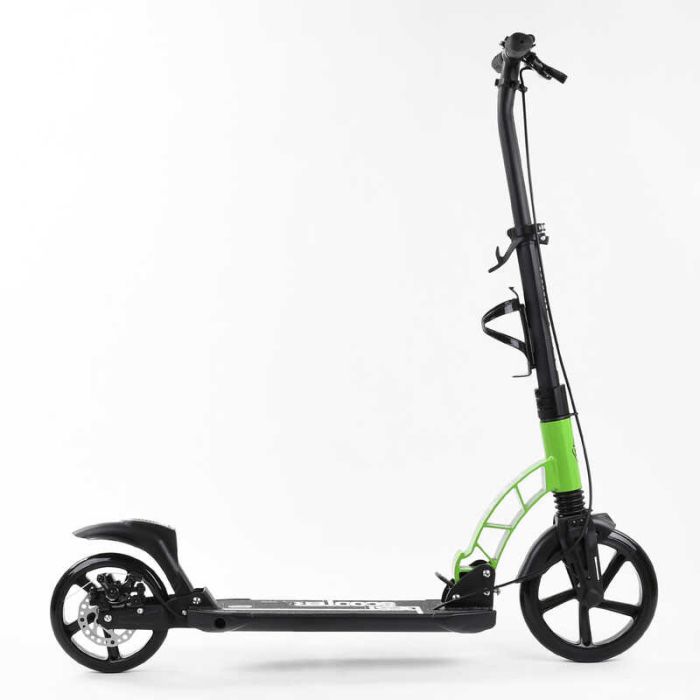 Самокат двухколесный "Best Scooter" 49161(2) колеса PU, d переднего колеса 230мм, d заднего колеса 200мм, 2 амортизатора, дисковые тормоза, в коробке