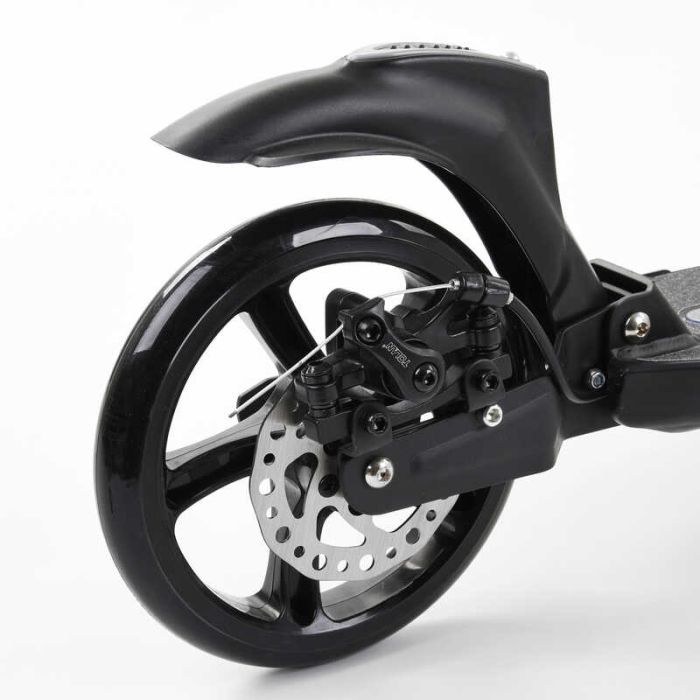 Самокат двухколесный "Best Scooter" 49161(2) колеса PU, d переднего колеса 230мм, d заднего колеса 200мм, 2 амортизатора, дисковые тормоза, в коробке