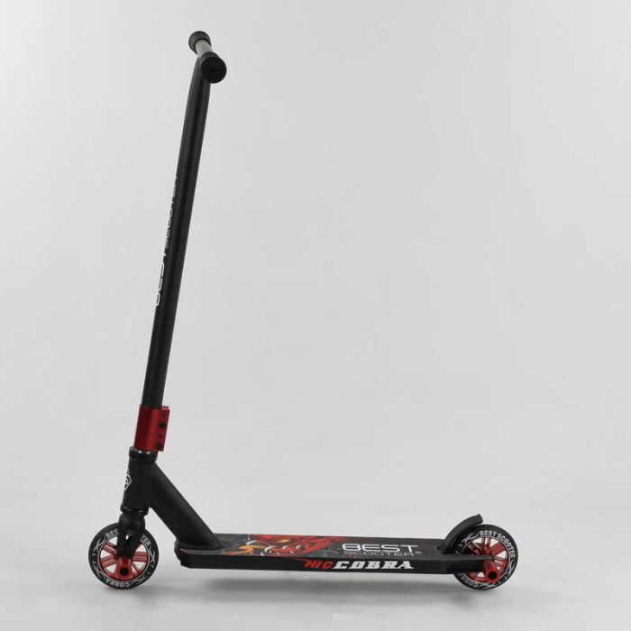 Самокат трюковых Best Scooter CB-00704 (1) HIC-система, Пеги, алюминиевый диск и дека, колеса PU, d=110 мм, ширина руля – 54 см, в коробке