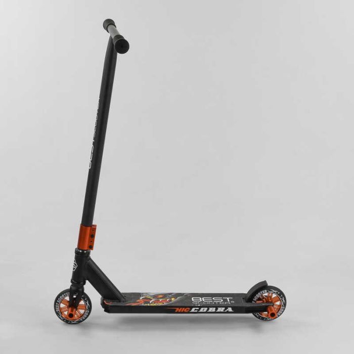 Самокат трюкових Best Scooter CB-00549 (1) HIC-система, Пегі, алюмінієвий диск і дека, колеса PU, d = 110 мм, ширина керма - 54 см, в коробці