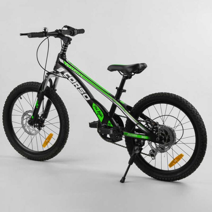 Дитячий спортивний велосипед 20'' CORSO "Speedline" MG-74290 (1) магнієва рама, Shimano Revoshift 7 швидкостей, зібраний на 75.
