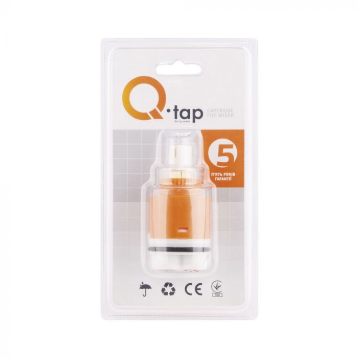 Картридж Qtap 35 New із пластиковим штоком
