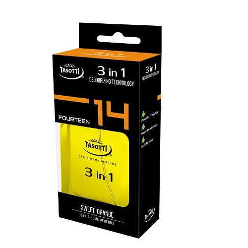 Ароматизатор спрей Tasotti/антибактериальная серия "3 in 1" Sweet Orange (№ 14) 50мл (TAS№14)