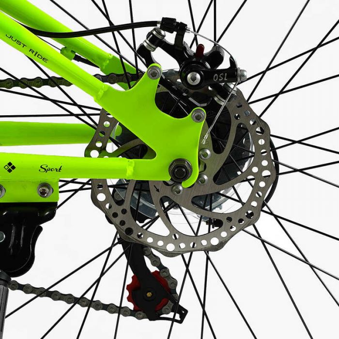 Велосипед Спортивний Corso «STARK» 24" дюйми SK - 24331 (1) рама сталева 12'', 21 швидкість SAIGUAN, зібраний на 75