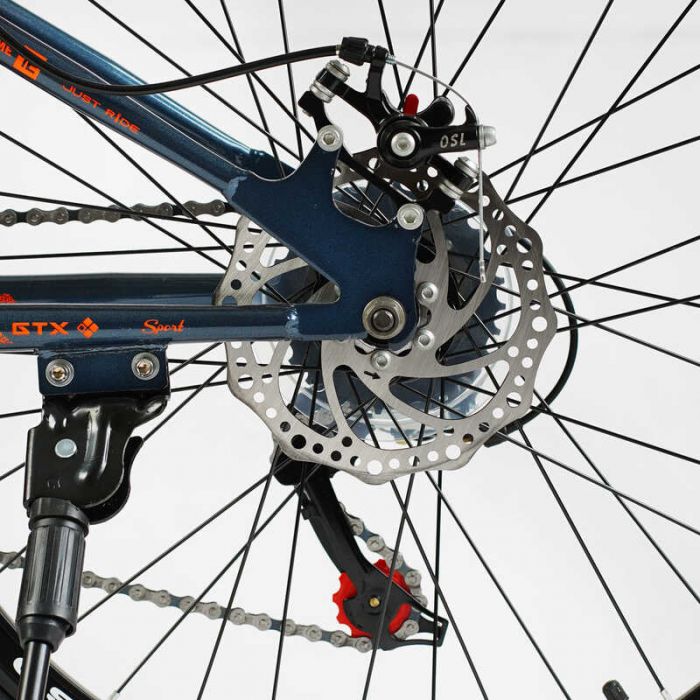 Велосипед Спортивный Corso «STARK» 24" дюйма SK - 24520 (1) рама стальная 12'', 21 скорость SAIGUAN, собранный на 75