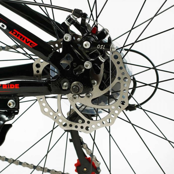 Велосипед Спортивный CORSO «INTENSE» 26" дюймов NT-26573 (1) рама стальная 13’’, оборудование SAIGUAN 21 скорость, собранный