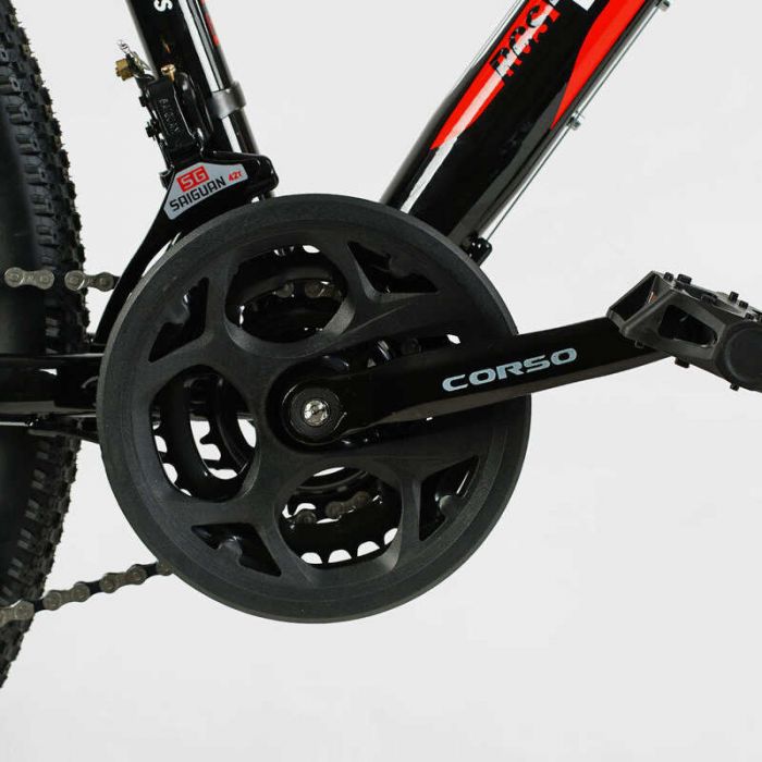 Велосипед Спортивний CORSO «INTENSE» 26" дюймів NT-26573 (1) рама сталева 13’’, обладнання SAIGUAN 21 швидкість, зібран на 75
