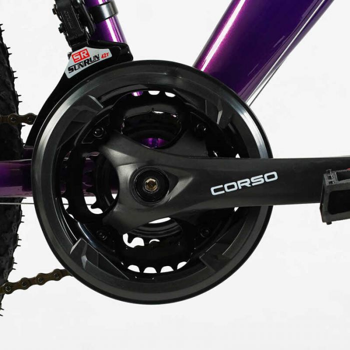 Велоcипед Спортивний CORSO «Olympic» 26" дюймів LP-26017 (1) рама сталева 17", SunRun швидкість 21, зібран на 75