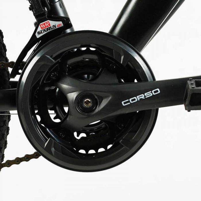 Велоcипед Спортивний CORSO «Olympic» 26" дюймів LP-26025 (1) рама сталева 17", SunRun швидкість 21, зібран на 75