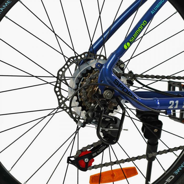 Велосипед Спортивний Corso «G-SPORT» 26" дюймів G-26317 (1) рама алюмінієва 17``, обладнання Shimano 21 швидкість, зібраний на 75