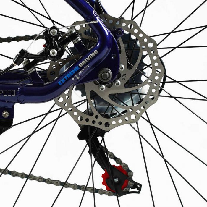 Велосипед Спортивный CORSO «HI RACE PRO» 27,5" дюймов HR-27156 (1) рама алюминиевая 17", оборудование Shimano 21 скорость, собранный на 75