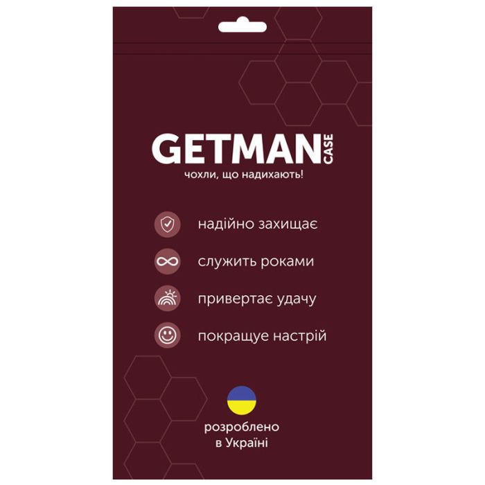 TPU чохол GETMAN Ease logo посилені кути для Apple iPhone 14 (6.1")