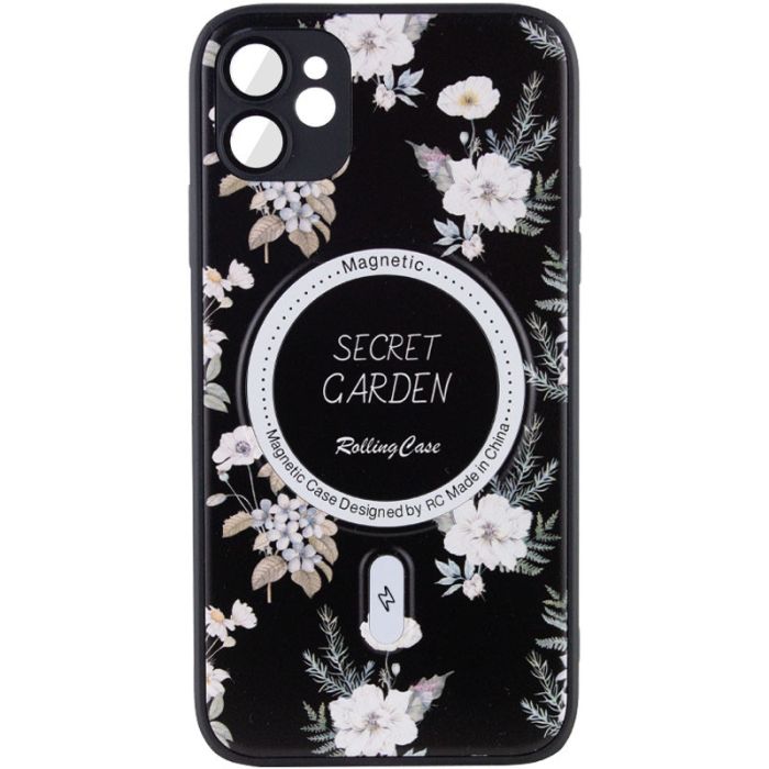 TPU+PC чохол Secret Garden with MagSafe для Apple iPhone 12 (6.1")