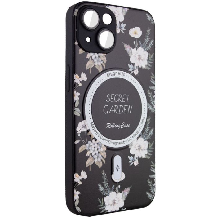 TPU+PC чохол Secret Garden with MagSafe для Apple iPhone 15 (6.1")