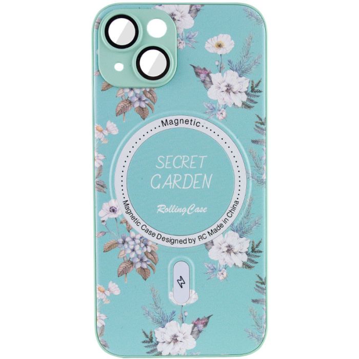 TPU+PC чохол Secret Garden with MagSafe для Apple iPhone 15 (6.1")