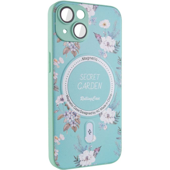 TPU+PC чохол Secret Garden with MagSafe для Apple iPhone 15 (6.1")