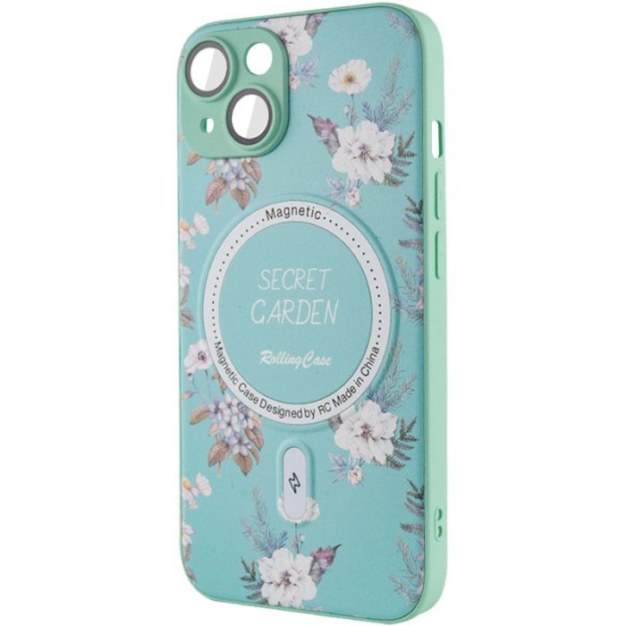 TPU+PC чохол Secret Garden with MagSafe для Apple iPhone 15 (6.1")