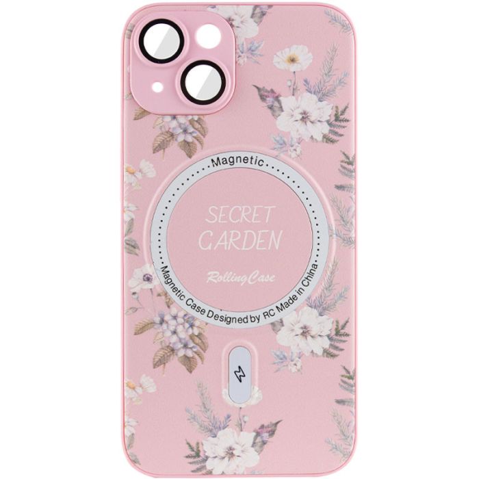 TPU+PC чохол Secret Garden with MagSafe для Apple iPhone 15 (6.1")