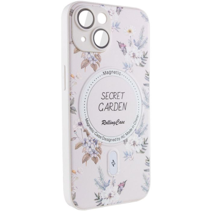 TPU+PC чохол Secret Garden with MagSafe для Apple iPhone 15 (6.1")