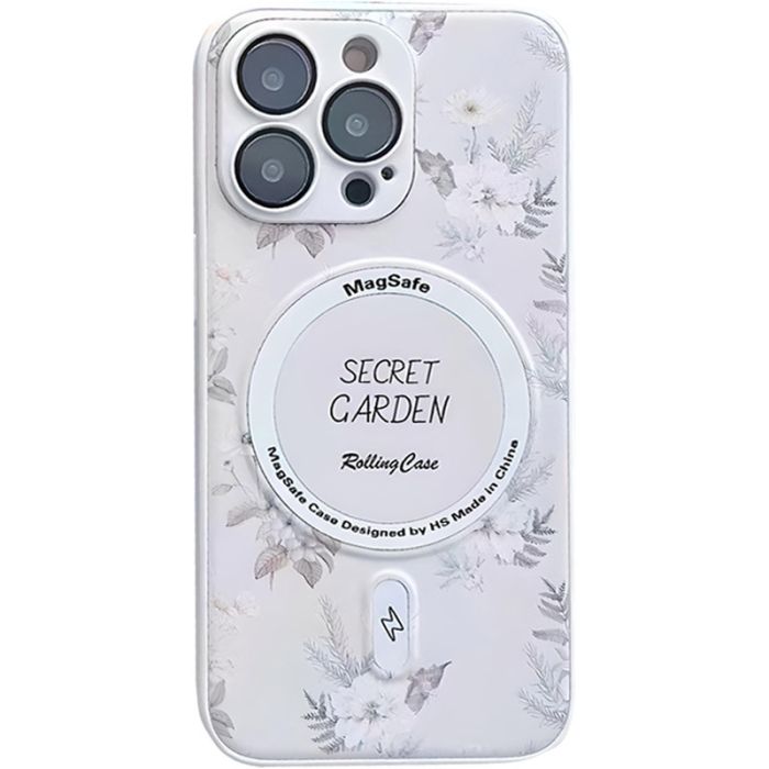 TPU+PC чохол Secret Garden with MagSafe для Apple iPhone 15 Pro Max (6.7")